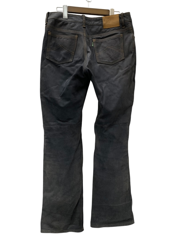 【曜日割引対象外】 クシタニ KUSHITANI exalito EXPLORER JEANS レザーパンツ Lot 13009 ボトムスその他 ブラック 31サイズ 201MB-781 VB