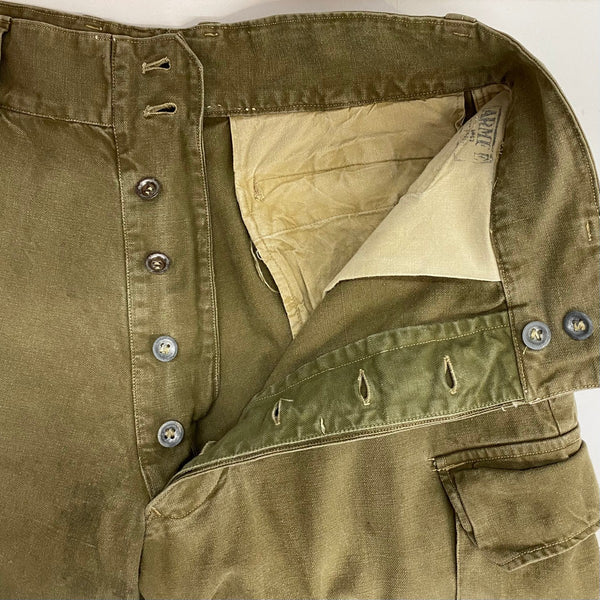 【曜日割引対象外】 ヴィンテージ vintage 50's フランス軍 FRENCH ARMY M-47 カーゴパンツ カーキ W35サイズ 201MB-1153 VB