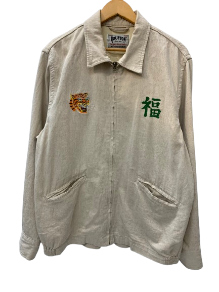 ヒューストン HOUSTON LINEN VIETNAM JACKET PARACHUTE 51244 ジャケット ベージュ XLサイズ 201MT-2964