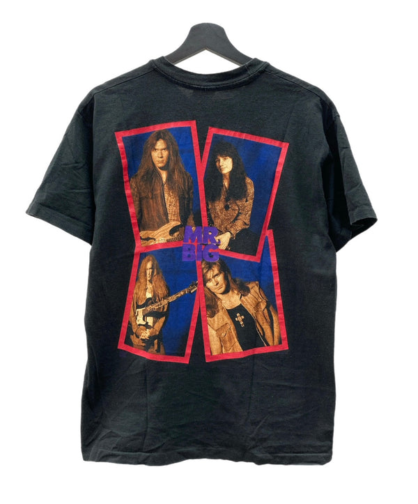バンド band 90s 90年代 MR.BIG ミスター・ビッグ Bump Ahead バンT 音楽 両面プリント USA製 Hanes ヘインズ 黒 Tシャツ プリント ブラック Lサイズ 104MT-1833