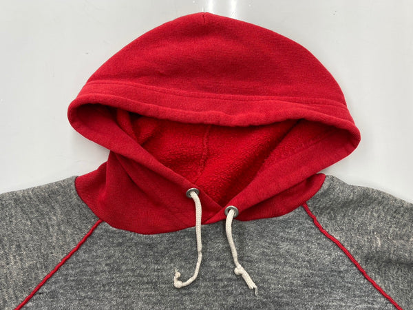 ヴィンテージ vintage 50s 60s 50年代 60年代 ツートン ラグラン 霜降り グレー レッド  パーカ 無地 マルチカラー 104MT-1759