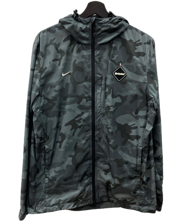 エフシーレアルブリストル F.C.Real Bristol × NIKE ナイキ ブルゾン ジャケット パーカー 迷彩 カモフラージュ ジップアップ 灰 440607-010 ジャケット カモフラージュ・迷彩 グレー Mサイズ 104MT-1841