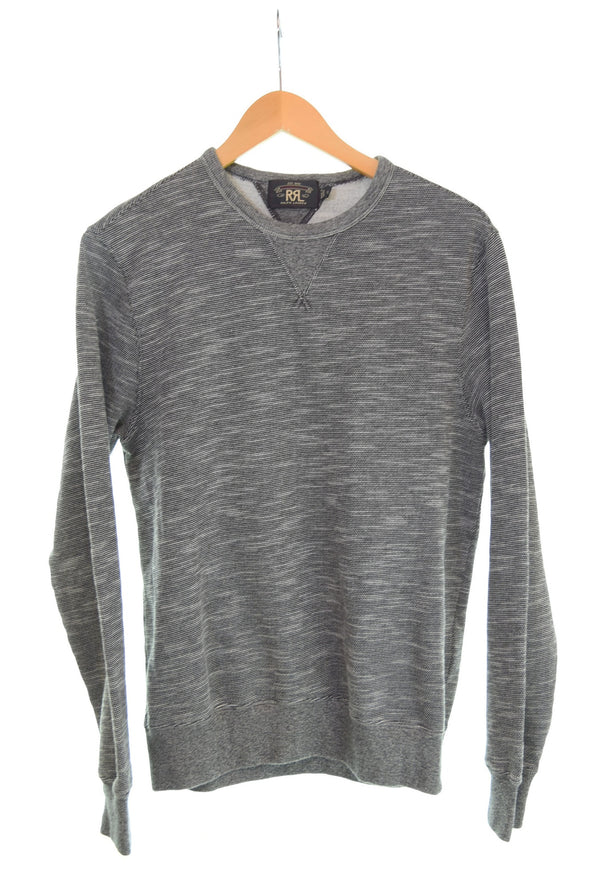 ダブルアールエル RRL ラルフローレン DOUBLE RL 両V スウェット ゴマシオ スウェット ブラック Sサイズ 103MT-2406