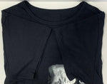 ブラックスキャンダルヨウジヤマモト BLACK Scandal Yohji Yamamoto BS 13歳横PT半袖 NN-T34-097 Tシャツ ブラック 2サイズ 201MT-3954
