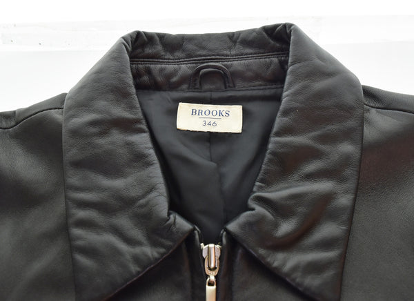 ブルックスブラザーズ BROOKS BROTHERS 346 シングルライダースジャケット ジャケット ブラック 103MT-3049