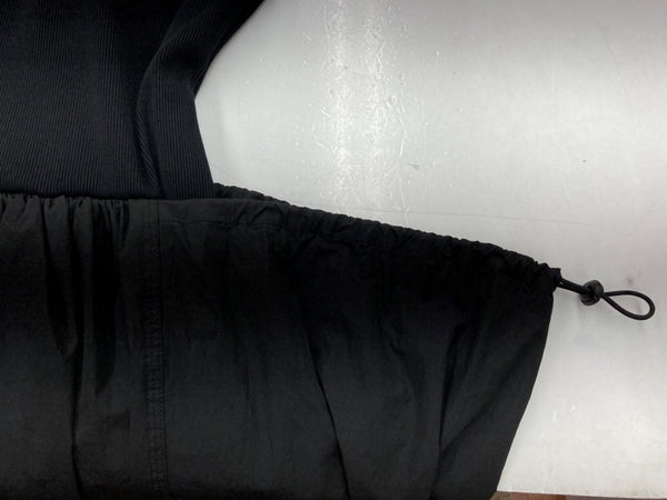 トゥデイフル TODAYFUL ドッキング ギャザー Docking Gather Onepiece ドレス Dress ノースリーブ カップイン 異素材 ドロストリング BLACK 黒 12310323 ワンピース 無地 ブラック SIZE38 104LT-150