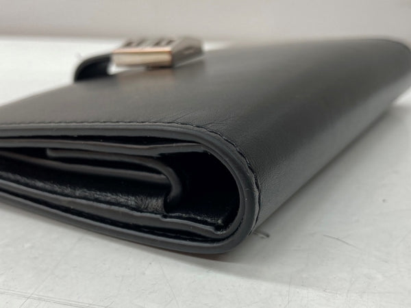 ジバンシィ GIVENCHY MINI WALLET ミニ ウォレット 二つ折り財布 メタル ミニ財布 コンパクト カード コイン ケース 黒 BB60GZB15S 001 財布・ケース メンズ財布 ロゴ ブラック 104W-22