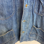 【曜日割引対象外】 ヴィンテージ vintage 70's リー Lee 81-LJ ブランケットライナー デニムカバーオール USA製 ジャケット ブルー 201MT-3691 VB