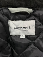 カーハート Carhartt WIP OG DETROIT JACKET デトロイト ジャケット キルティング ダック ジップアップ ワーク アウター スモークグリーン 緑 ジャケット ロゴ グリーン XLサイズ 104MT-1960