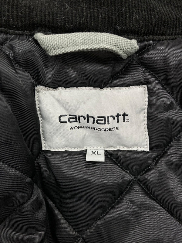 カーハート Carhartt WIP OG DETROIT JACKET デトロイト ジャケット キルティング ダック ジップアップ ワーク アウター スモークグリーン 緑 ジャケット ロゴ グリーン XLサイズ 104MT-1960