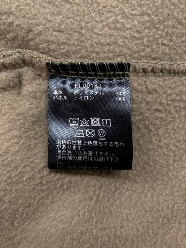 ハフ HUF RANGE QUARTER ZIP POLAR FLEECE レンジ クウォーター ジップ ポーラー フリース 茶色 緑 FL00183 スウェット ロゴ ブラウン Lサイズ 104MT-461