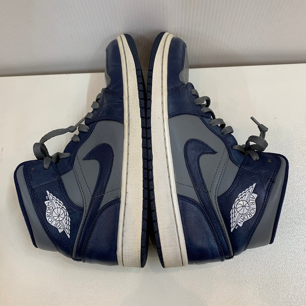 ナイキ NIKE AIR JORDAN 1 MID 554724-006 メンズ靴 スニーカー ブルー 27.5cmサイズ 201-shoes1081