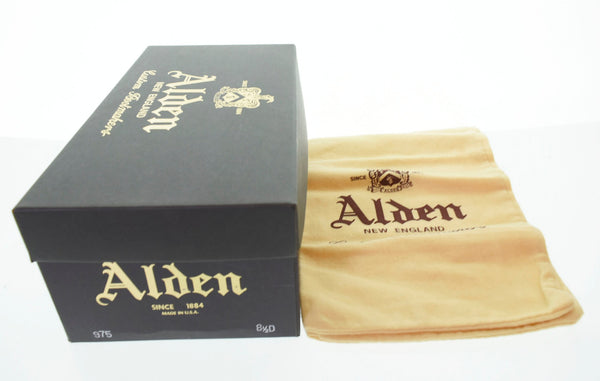 オールデン ALDEN  ロングウイングチップ コードバン ローファー 茶 975 メンズ靴 ビジネスシューズ ブラウン 8 1/2 103S-309