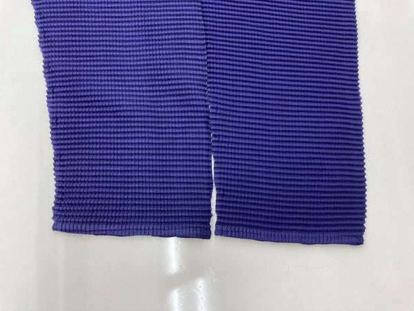 イッセイミヤケ ISSEY MIYAKE ミー me グラデーション シアー トップス ボックスプリーツ BOX PLEATS ポリエステル フィリピン製 パープル系 MULTI COLOR MI01FJ241 長袖カットソー マルチカラー 104LT-238