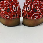 シュプリーム SUPREME 19SS Clarks Bandana Wallabee メンズ靴 ブーツ その他 レッド 25.5cmサイズ 201-shoes1527