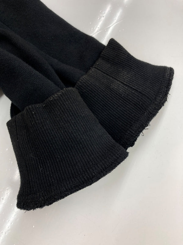 オマールアフリディ Omar Afridi ZIPUP HOODIE ジップアップ フーディー パーカー フルジップ スタッズ 長袖 トレーナー スウェット 黒 サイズ 46 パーカ 無地 ブラック 104MT-2131