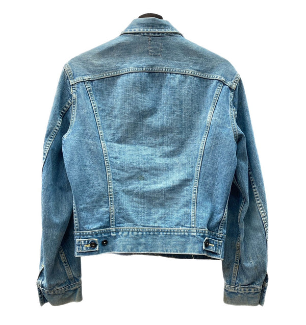 リー Lee 60's 101-J Vintage Denim Jacket ヴィンテージ デニム Gジャン 黒タグ 青 サイズ36 ジャケット 無地 ブルー 104MT-412