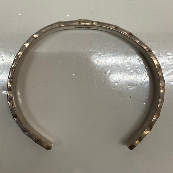 【曜日割引対象外】 【中古】ワンズワーカー ONE'S WORKER 唐草 金メタル メンズジュエリー・アクセサリー バングル シルバー 201goods-685 VB