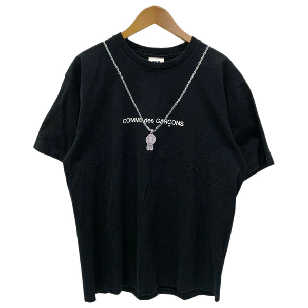 アベイシングエイプ A BATHING APE 大阪限定 COMME des GARCONS コラボ Tシャツ ブラック XLサイズ 201MT-4798