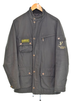 バブアー Barbour  90's スウェーデン軍 oiled jacket オイルドジャケット  ジャケット ブラック Mサイズ 103MT-3210