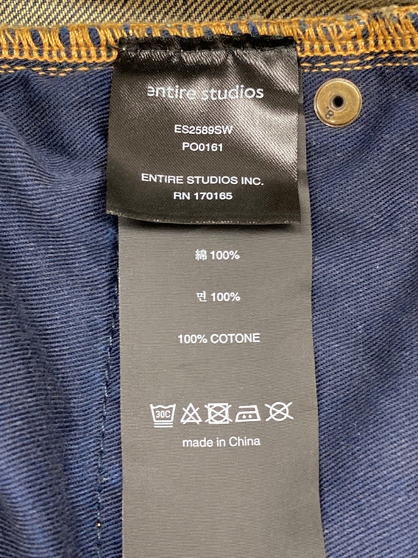 エンタイアスタジオ entire studios SLIM-FLARED JEANS スリム フレア ジーンズ ローライズ デニム 無地 ES2589SW デニム ブルー Mサイズ 104MB-330