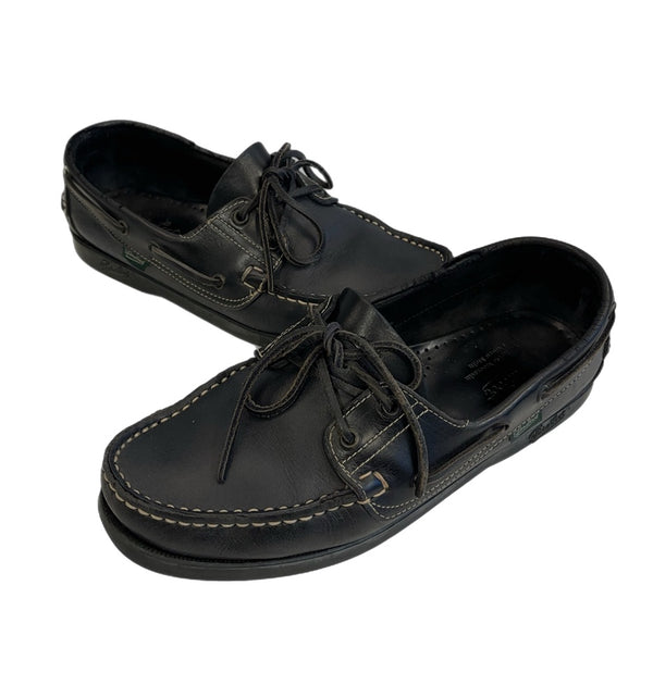 パラブーツ Paraboot BARTH MARINE バース マリン 黒 680052 メンズ靴 デッキシューズ ブラック サイズ7.5 101sh-2248