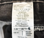 カーハート Carhartt USA製 ダブルニー ダックペインター レギュラー パンツ  デニム ブラック 103MB-684