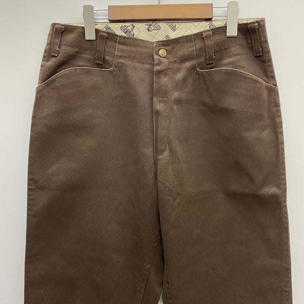 【曜日割引対象外】 ベンデイビス BEN DAVIS 90's フリスコ ワークパンツ USA製 ボトムスその他 ブラウン 33サイズ 201MB-1197 VB