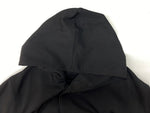 ヨウジヤマモト Yohji Yamamoto REGULATION WOOL GABARDINE COAT ウール ギャバジン コート フーディ ロング ジャケット 黒 HR-C01-140 サイズ 3 ジャケット 無地 ブラック 104MT-1704