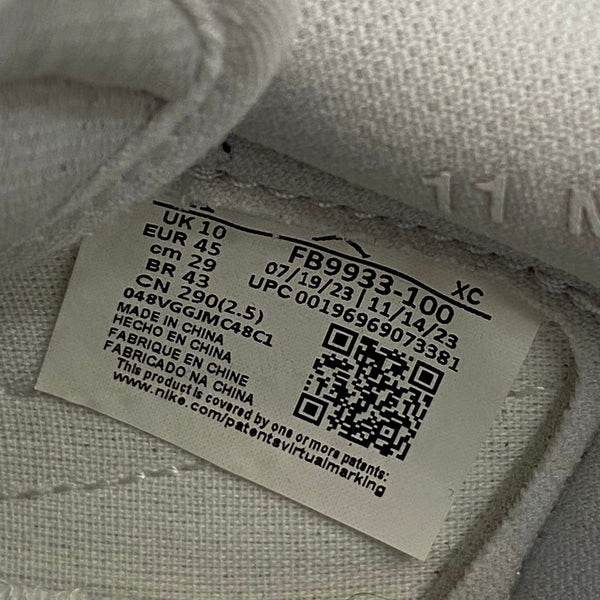 ナイキ NIKE Air Jordan 1 Low '85 FB9933-100 メンズ靴 スニーカー ホワイト 29.0cmサイズ 201-shoes1253