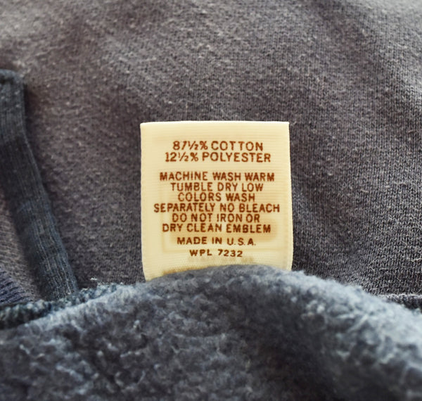 ラッセル アスレチック Russell Athletic   70年代 金タグ CLEMSON COLLEGE LOGO クレムソン 大学 カレッジ ロゴ  茄子紺 ナス紺 FADE フェード 70's 70s L パーカ ネイビー 103MT-3265