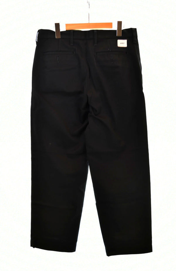 ダブルタップス WTAPS CREASE TROUSERS COPO TWILL クリース トラウザーズ ツイル パンツ 黒 221BRDT-PTM05 ボトムスその他 ブラック 3 103MB-179