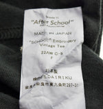 ダイリク DAIRIKU 22AW ロゴ 刺繍 長袖Tシャツ 黒 22AWｃ-5 ロンT ブラック フリーサイズ 103MT-1723