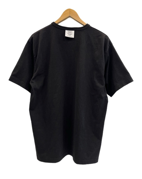 ダブルタップス WTAPS ロゴプリントTシャツ ポケットTシャツ 黒 211ATDT-CSM12 サイズ03 Tシャツ ブラック 101MT-5211