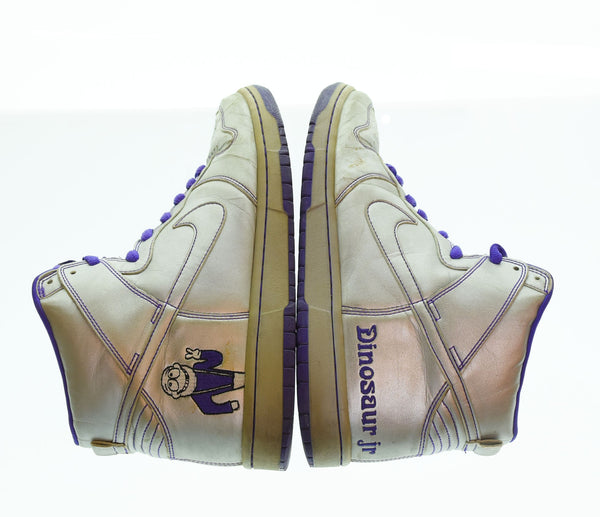ナイキ NIKE 【鑑賞用】✕ DINOSAUR JR ダイナソー ジュニア DUNK HIGH PREMIUM SB ダンク ハイ プレミアム BAND バンド コラボ 313171-003 メンズ靴 スニーカー シルバー 30cm 103S-1123