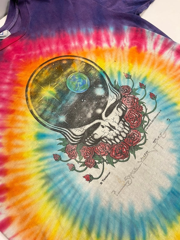 バンド band 80s 80’s Grateful Dead グレイトフル・デッド タイダイ USA製 アメリカ製 vintage ヴィンテージ Tシャツ マルチカラー Lサイズ 101MT-4320