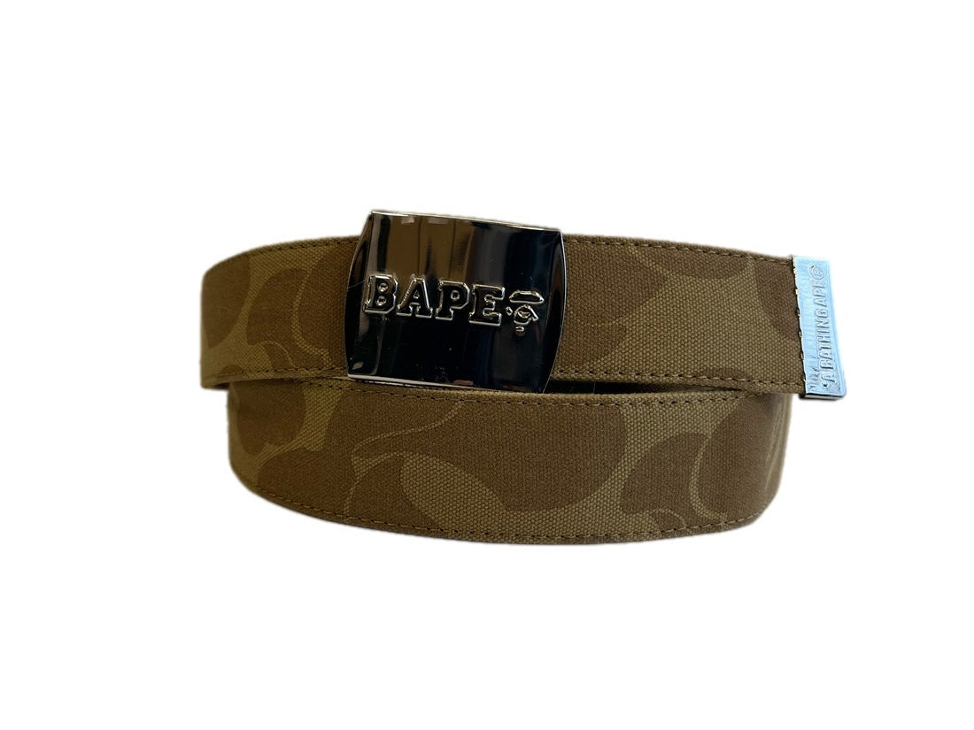 ア ベイシング エイプ A BATHING APE BAPE TONAL SOLID CAMO BELT M
