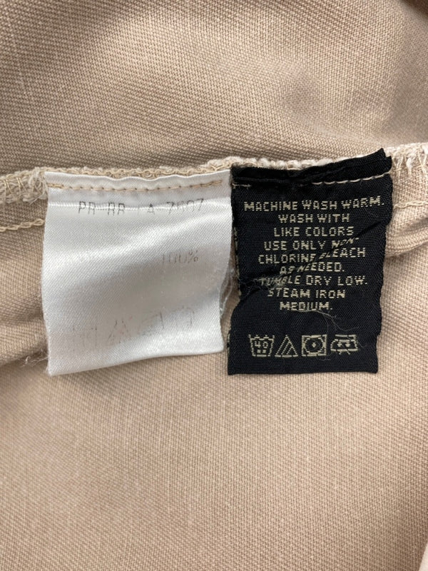 ダブルアールエル RRL 90s CHINO PANTS チノ パンツ ボタンフライ ワーク トラウザーズ 三ツ星タグ USA製 Ralph Lauren 薄茶 無地 チノパン ベージュ 32×31 104MB-346