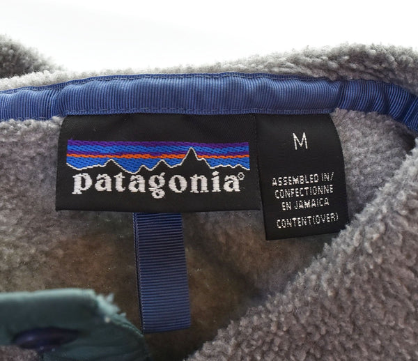 パタゴニア PATAGONIA 90's Synchilla Snap-T シンチラ スナップ T フリース プルオーバー ジャケット 90年代 90s 25450 ジャケット グレー Mサイズ 103MT-2847