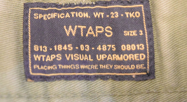 ダブルタップス WTAPS 16AW BUDS SKINNYストレートパンツ 緑 162GWDT-PTM01 ボトムスその他 カーキ 3 103MB-481