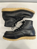 レッドウィング RED WING 6” CLASSIC MOC クラシック モック アイリッシュセッター モックトゥ 黒セッター レザーブーツ 8179 メンズ靴 ブーツ ワーク ブラック 8E 101sh-2079