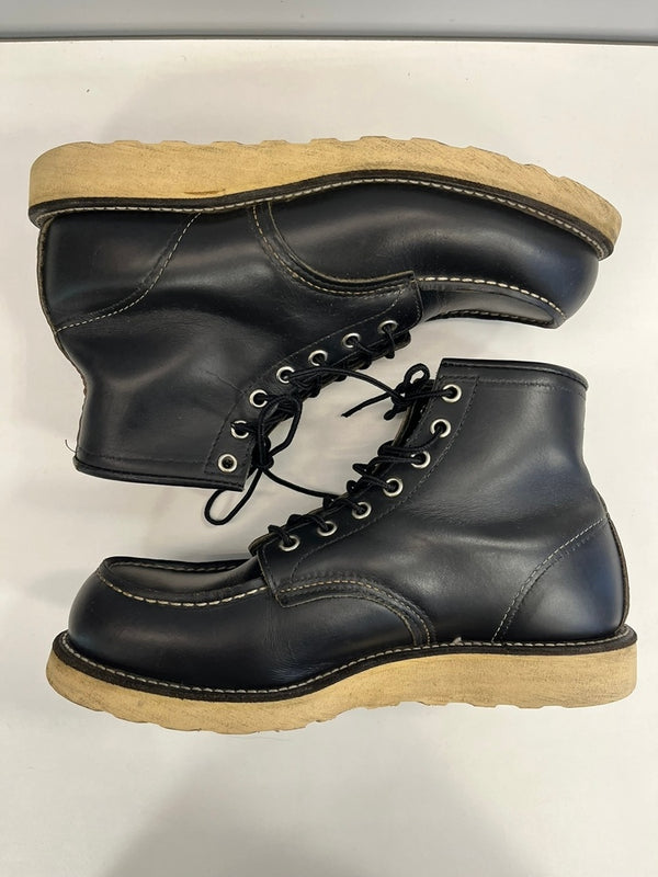 レッドウィング RED WING 6” CLASSIC MOC クラシック モック アイリッシュセッター モックトゥ 黒セッター レザーブーツ 8179 メンズ靴 ブーツ ワーク ブラック 8E 101sh-2079