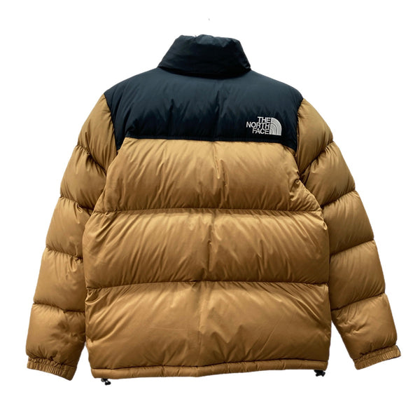 ザノースフェイス THE NORTH FACE NUPTSE JACKET ヌプシジャケット ダウン アウター アウトドア 茶 キャメル ND91841 ジャケット ロゴ ブラウン Lサイズ 104MT-2096