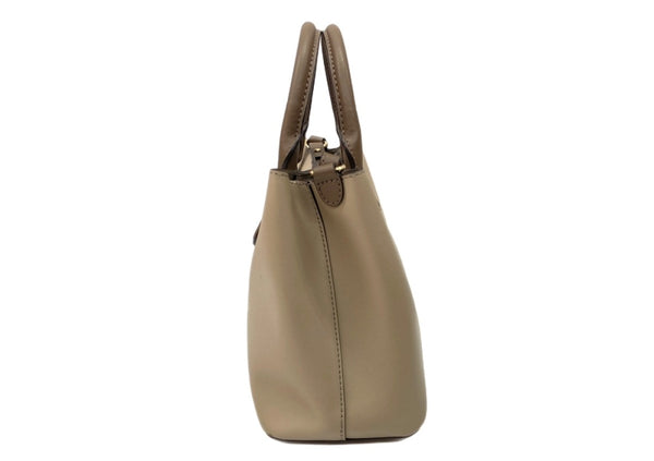 ラルフローレン RalphLauren Leather Small Marcy Satchel  II ミニ サッチェル アクセサリーコレクション ハンドバッグ ショルダーバッグ ゴールドロゴ BEIGE 431775153014 バッグ レディースバッグ 2way・3wayバッグ ワンポイント ベージュ 104B-66