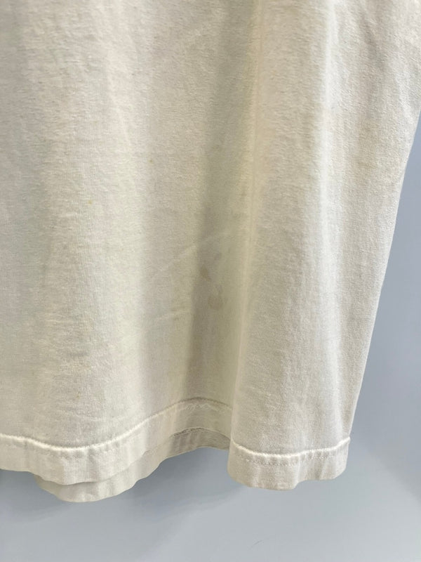 US US古着 Dumb and Dumber ジム・キャリーはMr.ダマー MOVIE TEE リンガーTシャツ 映画 ムービーT  Tシャツ ホワイト Sサイズ 101MT-4832