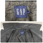 【曜日割引対象外】 ギャップ GAP 90's old gap カーコート レザージャケット コート ブラック Mサイズ 201MT-3807 VB