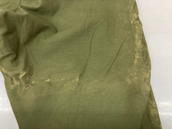 ミリタリー Military 70's 70年代 Vintage ヴィンテージ U.S.NAVY A-2 デッキパンツ  アメリカ軍 海軍 緑 無地 DLA100-78-C-1015 ボトムスその他 カーキ 104MB-120
