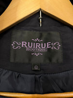 ルイルエブティック RUIRUE BOUTIQUE ダウンコート ダウンジャケット ロング丈  ジャケット ネイビー LLサイズ 101LT-199