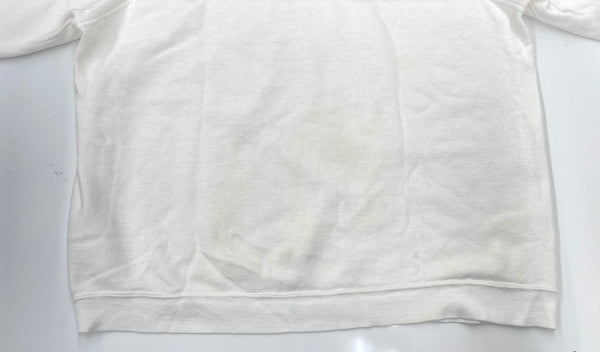 ヴィンテージ vintage 80s 80年代 ラグランスリーブ ヴィンスウェ バックプリント 白 スウェット プリント ホワイト XLサイズ 104MT-1724