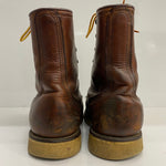 【曜日割引対象外】 レッドウィング RED WING 90's~ アイリッシュセッター 寒冷地仕様 8 1/2 USA製 879 メンズ靴 ブーツ ワーク ブラウン 26.5cmサイズ 201-shoes1558 VB